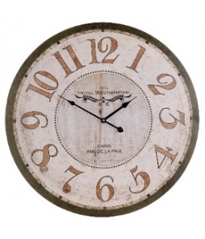 kompas misdrijf Kwijting Grote klok hout Hotel Westminster 60cm | LaVie Home Deco
